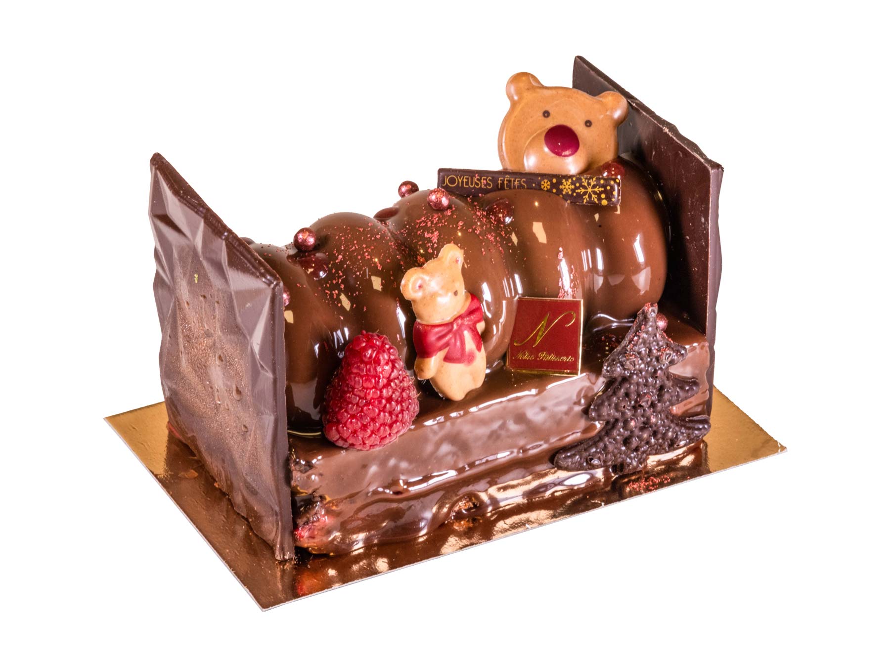 Chococoeur de framboise buches